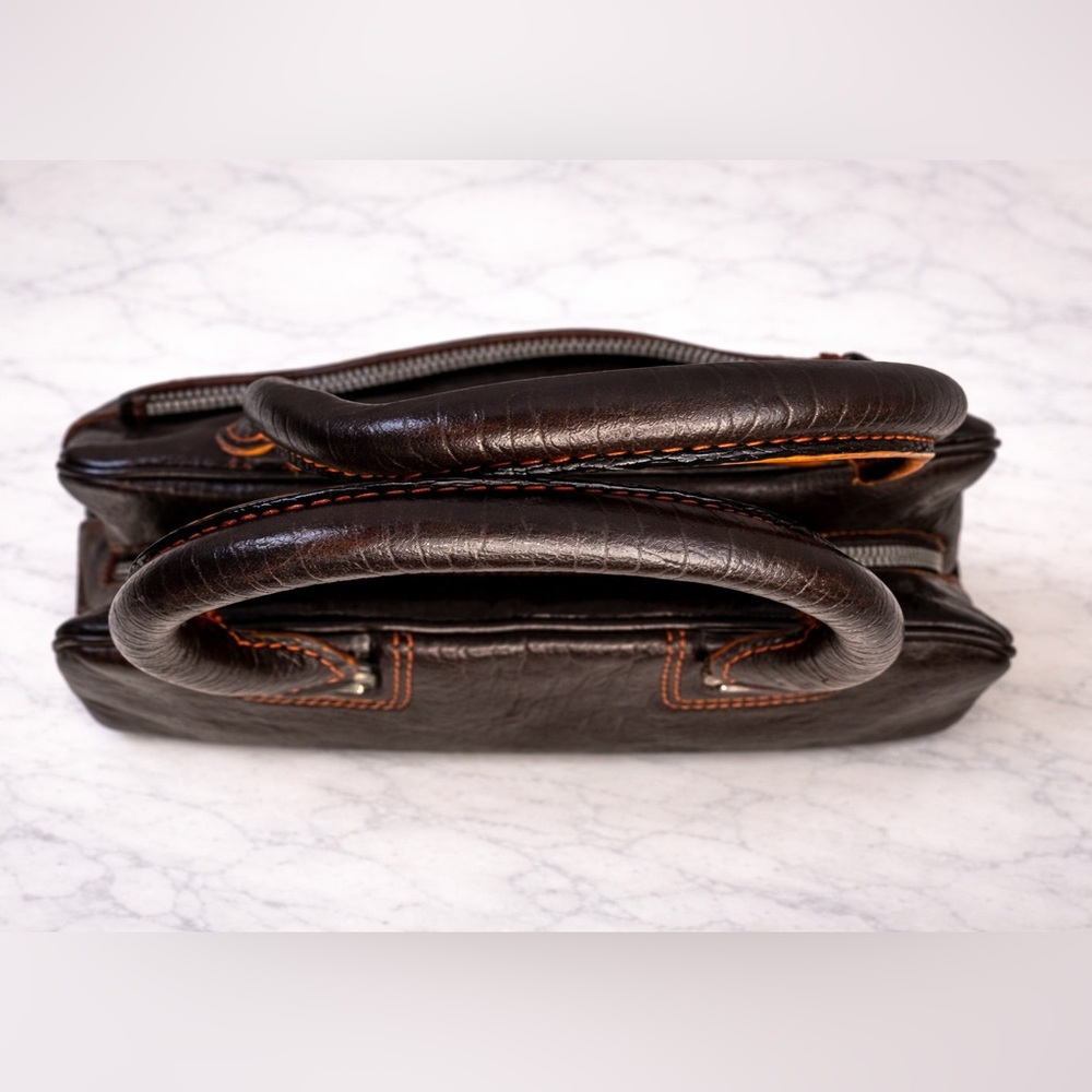 Francesco Biasia Leather made in Italy & Dust Bag - Picture 7 of 11